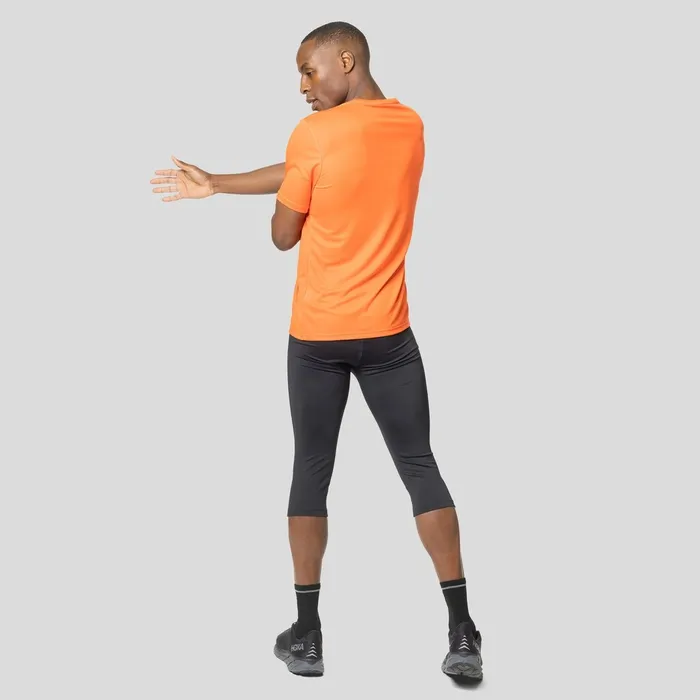 The Essentials 34 Running Tights Black Men Odlo Pants and Tights
