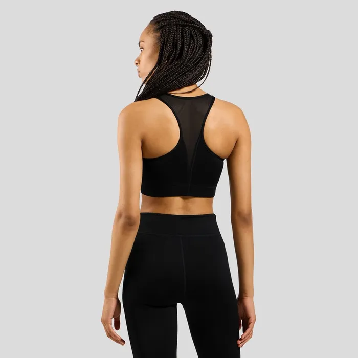 The Essentials Mesh Running Bra Black Women Odlo Sports Bras The Essentials Mesh Running Bra Black Women Odlo Sports Bras