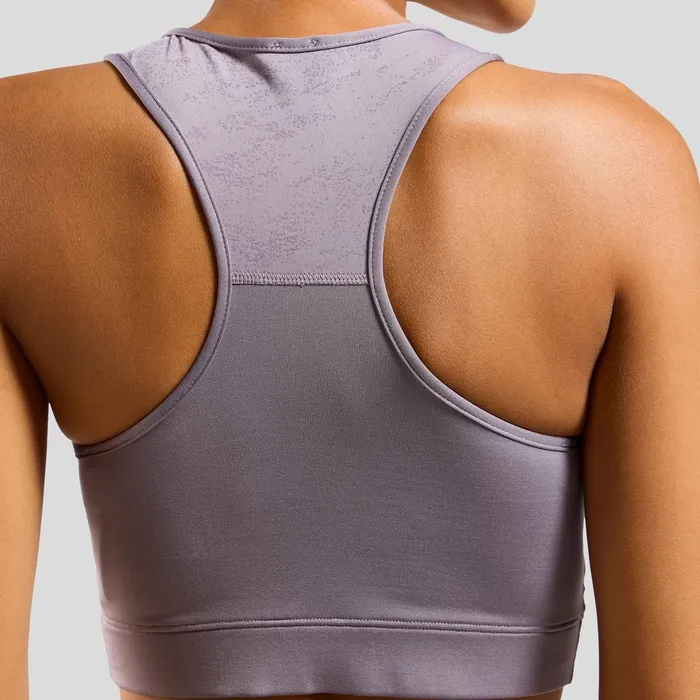 The Essentials Print Bralette Gray Ridge Women Odlo Sports Bras