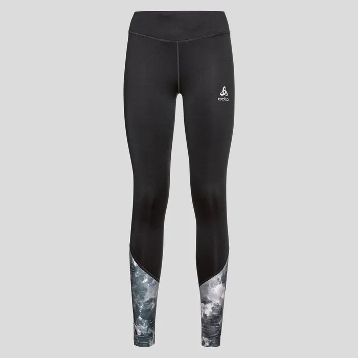 The Essentials Print Running And Training Tights Black Women Odlo Pants and Tights The Essentials Print Running And Training Tights Black Women Odlo Pants and Tights