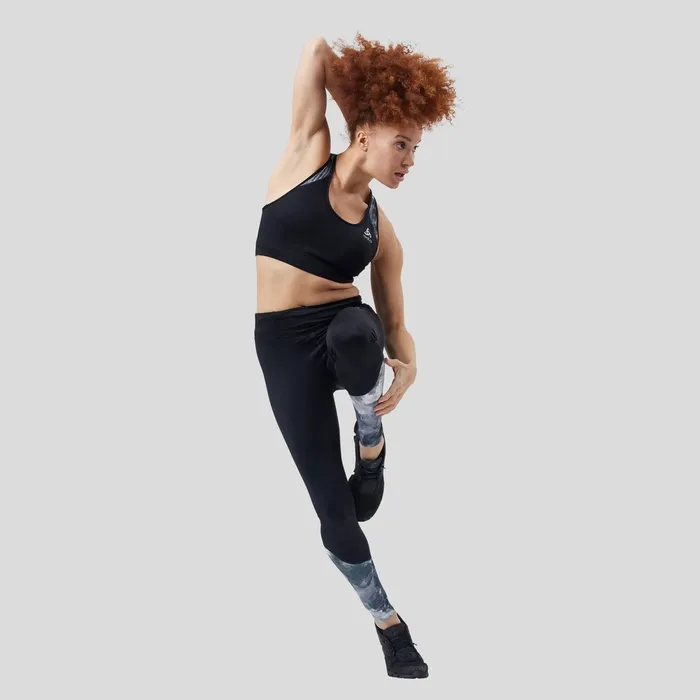 The Essentials Print Running And Training Tights Black Women Odlo Pants and Tights The Essentials Print Running And Training Tights Black Women Odlo Pants and Tights