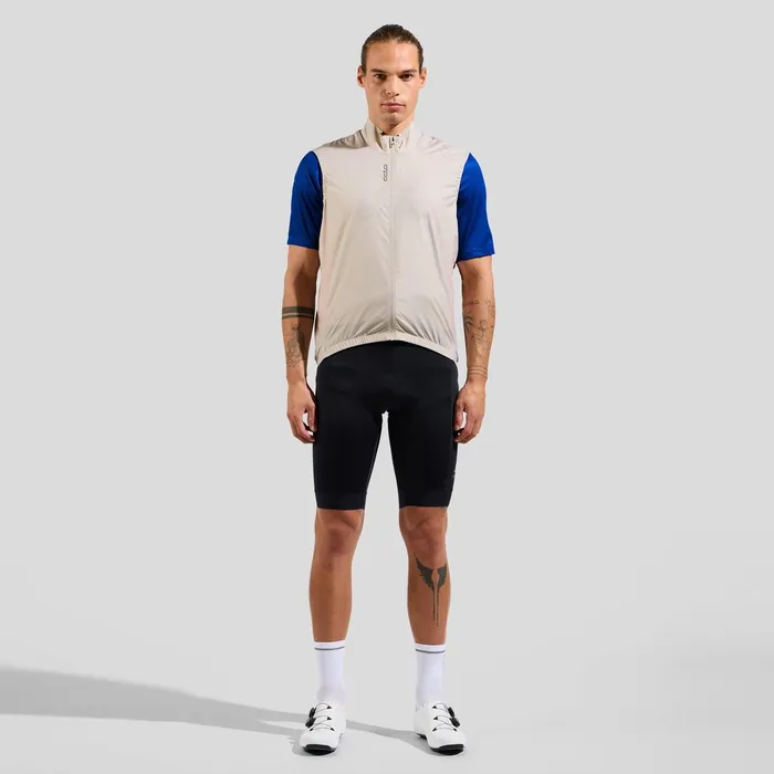 The Essentials Windproof Cycling Vest Silver Cloud Men Odlo Jackets and Vests The Essentials Windproof Cycling Vest Silver Cloud Men Odlo Jackets and Vests