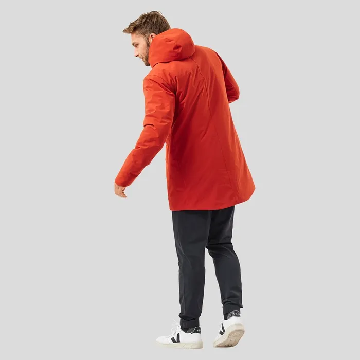 The Halden SThermic Parka Ketchup Men Odlo Jackets and Vests