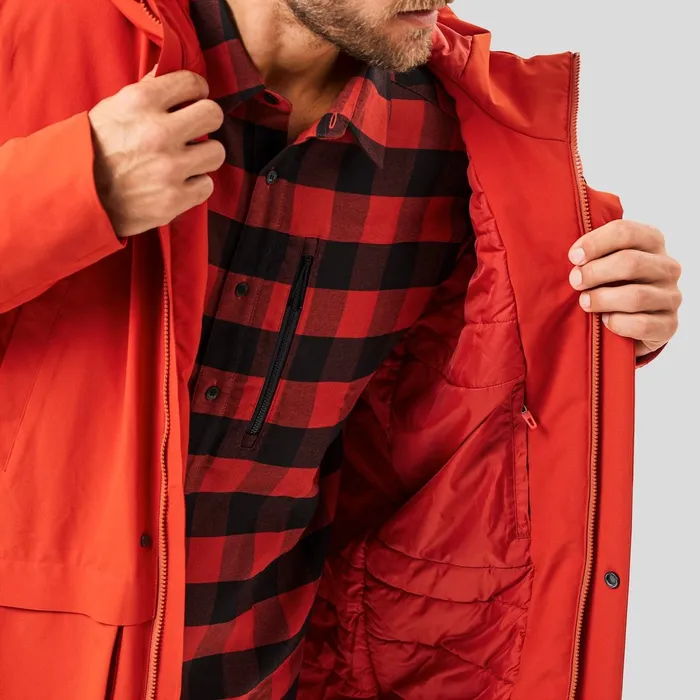 The Halden SThermic Parka Ketchup Men Odlo Jackets and Vests