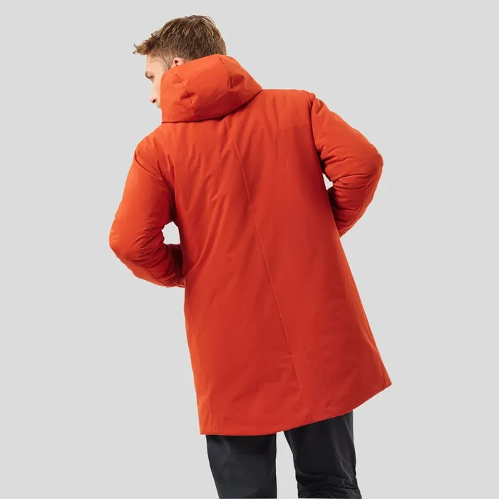 The Halden SThermic Parka Ketchup Men Odlo Jackets and Vests