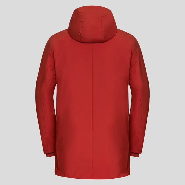 The Halden SThermic Parka Ketchup Men Odlo Jackets and Vests