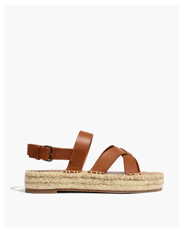 The Julie Espadrille Sandal English Saddle Women Madewell Sandals The Julie Espadrille Sandal English Saddle Women Madewell Sandals