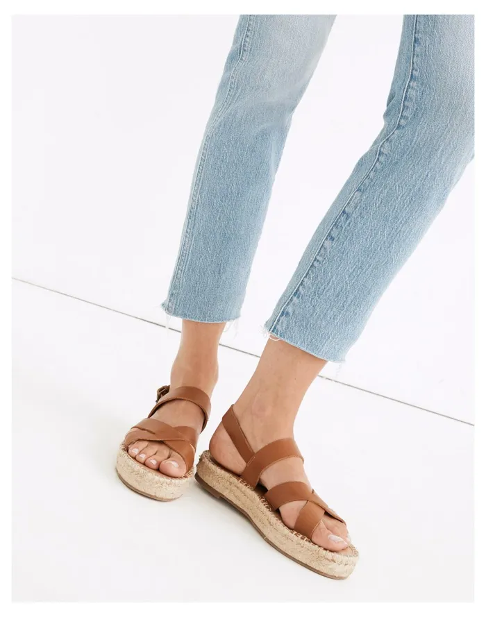 The Julie Espadrille Sandal English Saddle Women Madewell Sandals The Julie Espadrille Sandal English Saddle Women Madewell Sandals