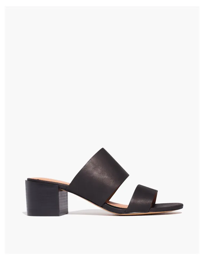 The Kiera Mule Sandal True Black Women Madewell Heels The Kiera Mule Sandal True Black Women Madewell Heels