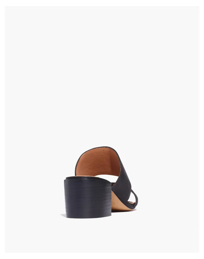 The Kiera Mule Sandal True Black Women Madewell Heels The Kiera Mule Sandal True Black Women Madewell Heels