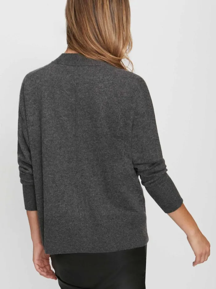 The Lace Looker Cardigan Dark Charcoal With Black Underlayer Women Brochu Walker Cardigans