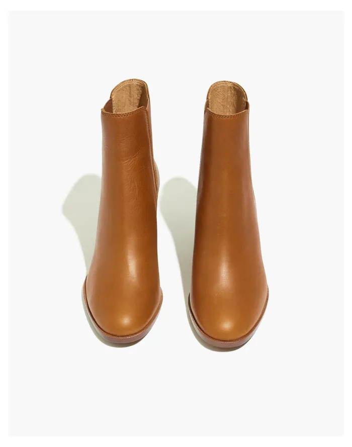 The Laura Chelsea Boot In Leather English Saddle Women Madewell Boots The Laura Chelsea Boot In Leather English Saddle Women Madewell Boots