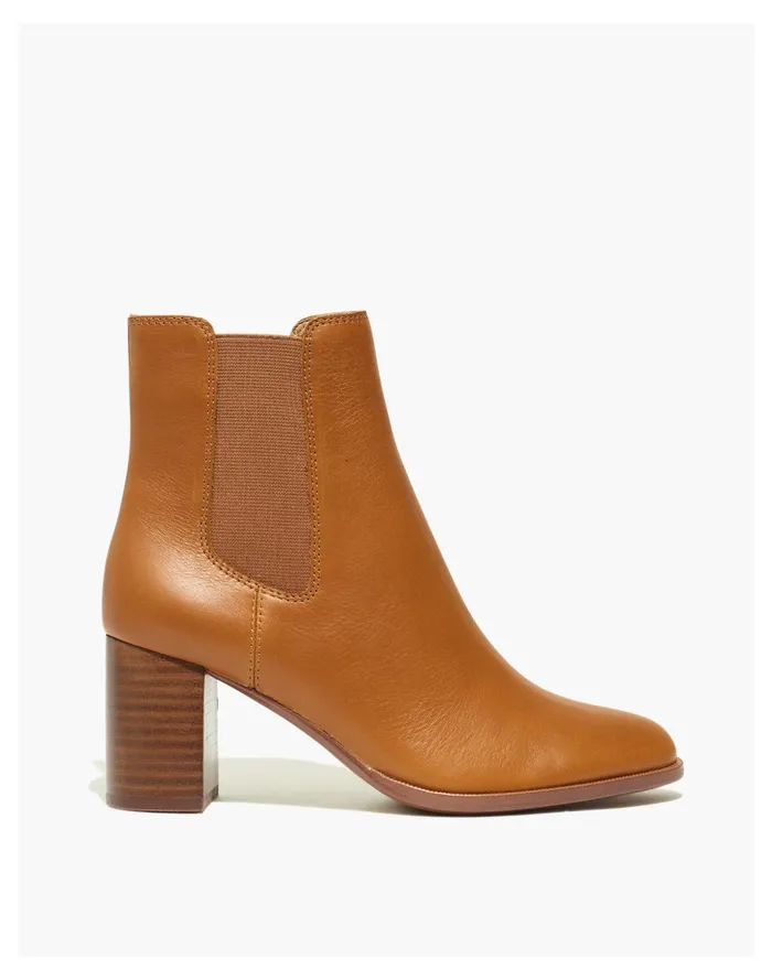 The Laura Chelsea Boot In Leather English Saddle Women Madewell Boots The Laura Chelsea Boot In Leather English Saddle Women Madewell Boots
