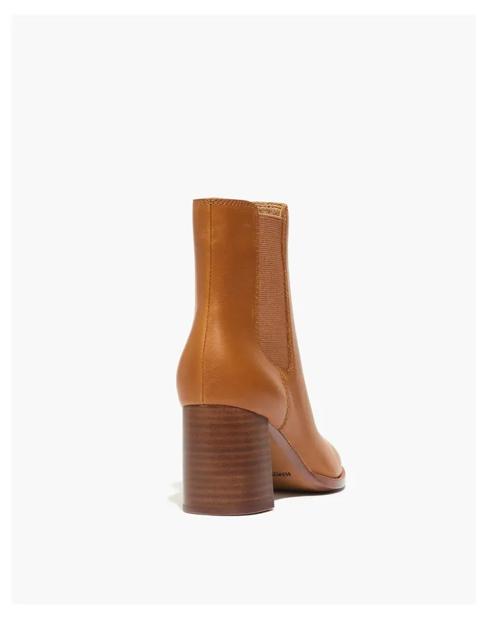 The Laura Chelsea Boot In Leather English Saddle Women Madewell Boots The Laura Chelsea Boot In Leather English Saddle Women Madewell Boots