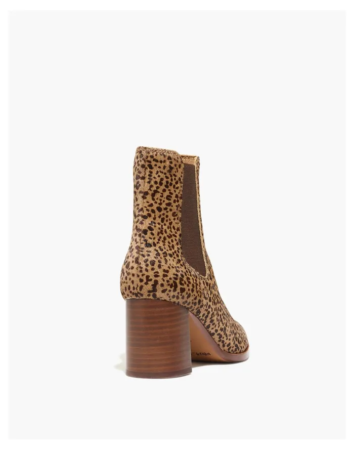 The Laura Chelsea Boot In Spotted Calf Hair Pecan Shell Multi Women Madewell Boots The Laura Chelsea Boot In Spotted Calf Hair Pecan Shell Multi Women Madewell Boots