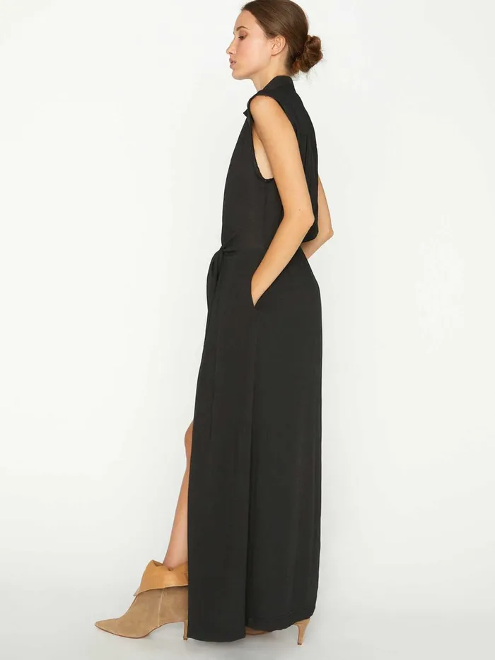 The Madsen Sleeveless Maxi Dress Black Onyx Women Brochu Walker Dresses