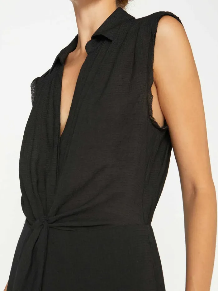 The Madsen Sleeveless Maxi Dress Black Onyx Women Brochu Walker Dresses