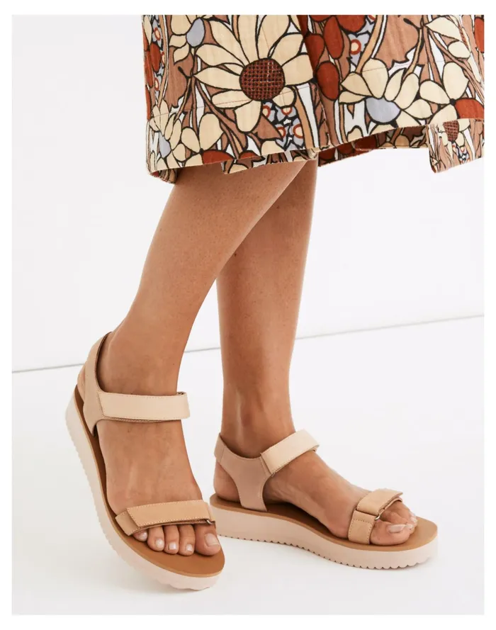 The Maggie Sandal In Colorblock Sandstone Multi Women Madewell Sandals The Maggie Sandal In Colorblock Sandstone Multi Women Madewell Sandals