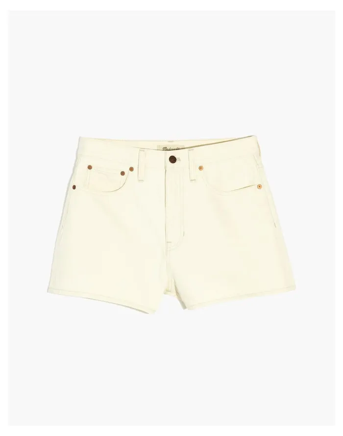 The Momjean Short Short In Vintage Canvas Wash Vintage Canvas Women Madewell Shorts