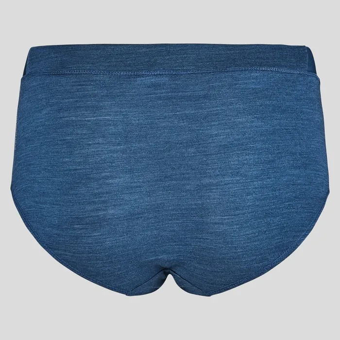 The Natural Performance Wool 130 Panty Blue Wing Teal Melange Women Odlo Underwear The Natural Performance Wool 130 Panty Blue Wing Teal Melange Women Odlo Underwear