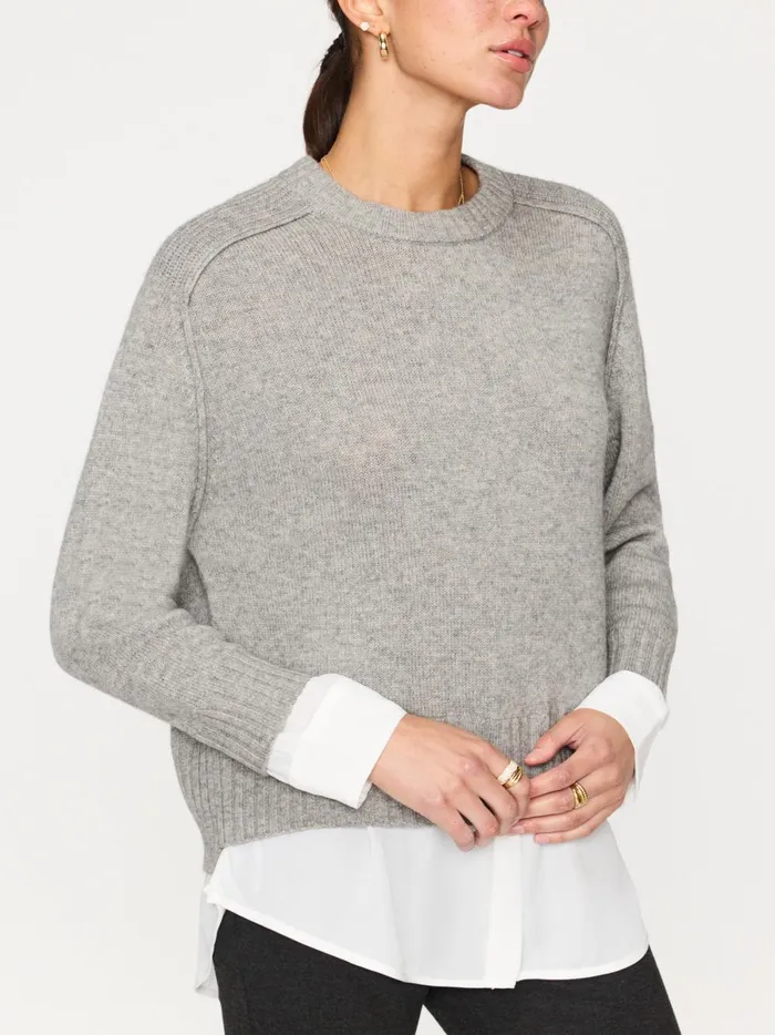 The Parson Crew Looker Sterling Mlange Women Brochu Walker Looker Sweaters