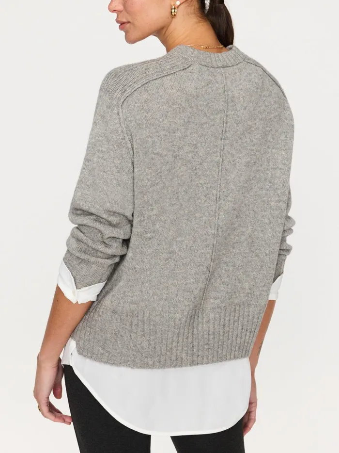 The Parson Crew Looker Sterling Mlange Women Brochu Walker Looker Sweaters