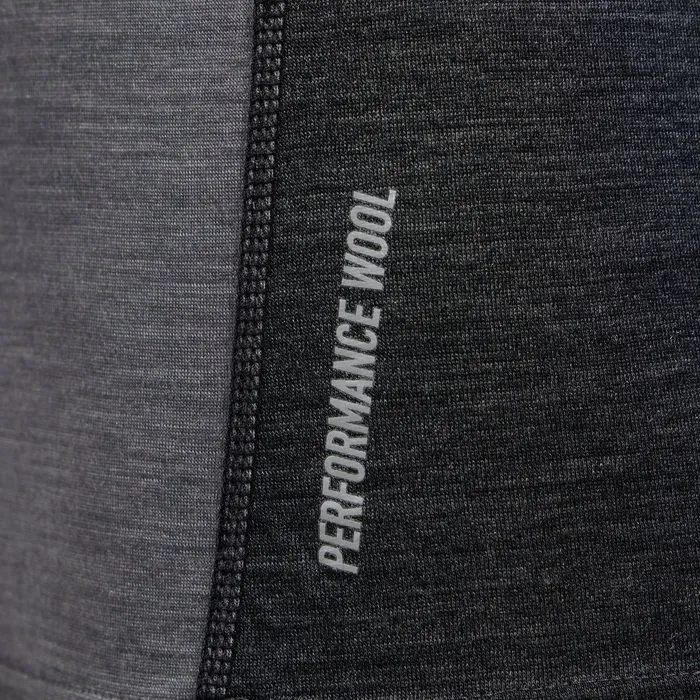 The Performance Wool 150 Base Layer HalfZip Grey Melange 8211 Dark Grey Melange Men Odlo Base Layers