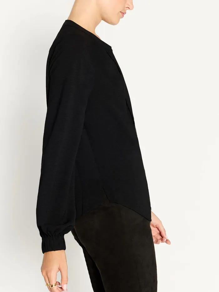 The Phoebe Blouse Black Onyx Women Brochu Walker Tops