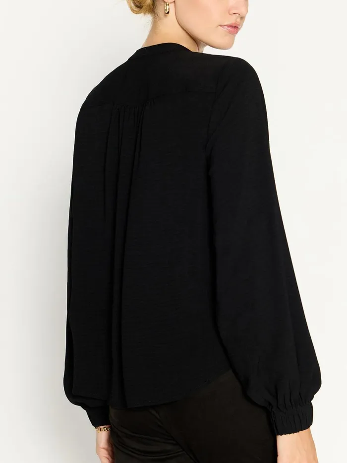 The Phoebe Blouse Black Onyx Women Brochu Walker Tops