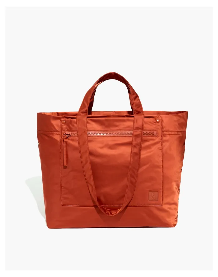 The Resourced Tote Bag Faded Rust Women Madewell Luggage and Travel