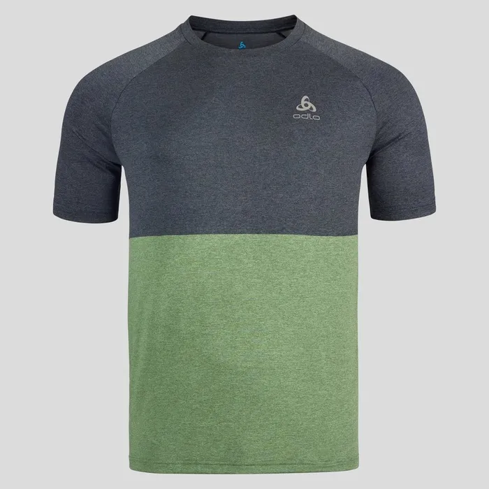 The Ride 365 Cycling Commuter Tshirt Loden Frost Melange 8211 Black Melange Men Odlo TShirts and Polos The Ride 365 Cycling Commuter Tshirt Loden Frost Melange 8211 Black Melange Men Odlo TShirts and Polos
