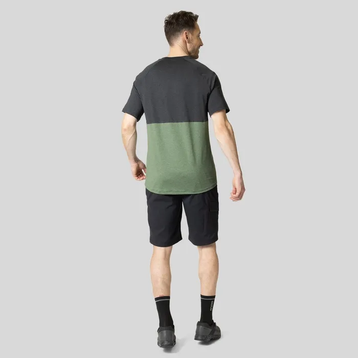 The Ride 365 Cycling Commuter Tshirt Loden Frost Melange 8211 Black Melange Men Odlo TShirts and Polos The Ride 365 Cycling Commuter Tshirt Loden Frost Melange 8211 Black Melange Men Odlo TShirts and Polos