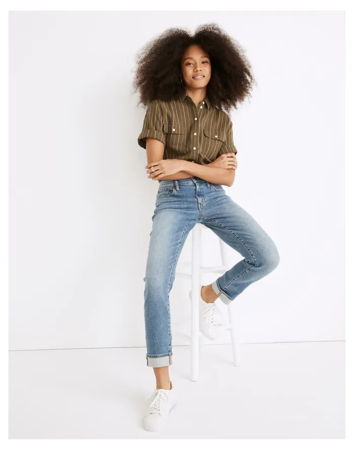 The Slim Boyjean In Mayberry Wash Mayberry Wash Women Madewell Jeans