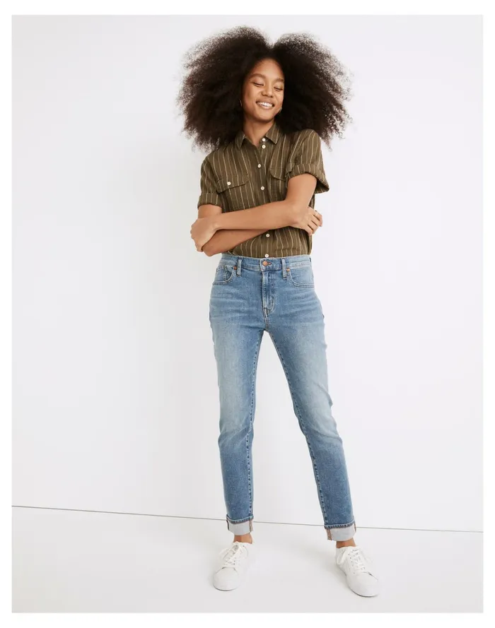 The Slim Boyjean In Mayberry Wash Mayberry Wash Women Madewell Jeans