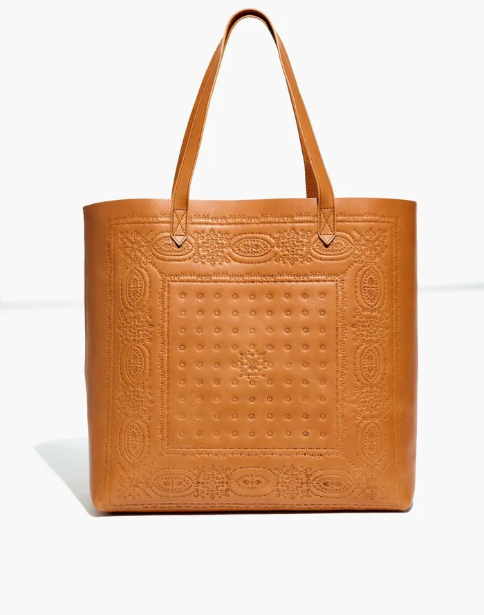The Transport Tote Burnished Caramel Women Madewell Totes