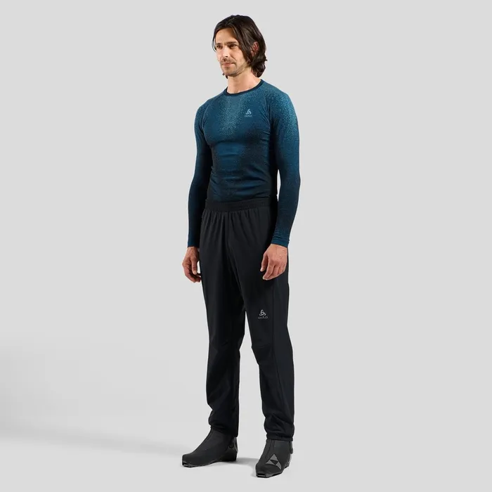 The Windbreaker Crosscountry Pants Black Men Odlo Pants and Tights The Windbreaker Crosscountry Pants Black Men Odlo Pants and Tights