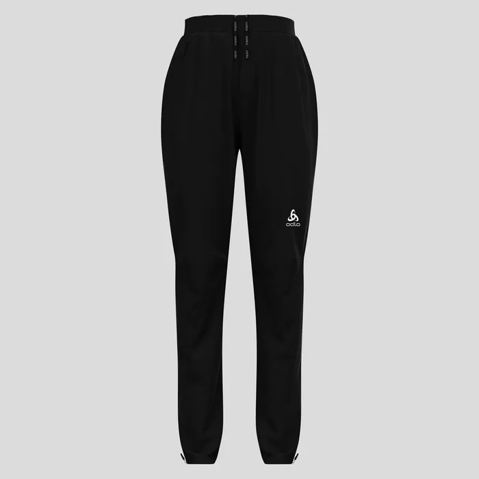 The Windbreaker Crosscountry Pants Black Women Odlo Pants and Tights