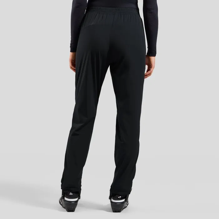 The Windbreaker Crosscountry Pants Black Women Odlo Pants and Tights