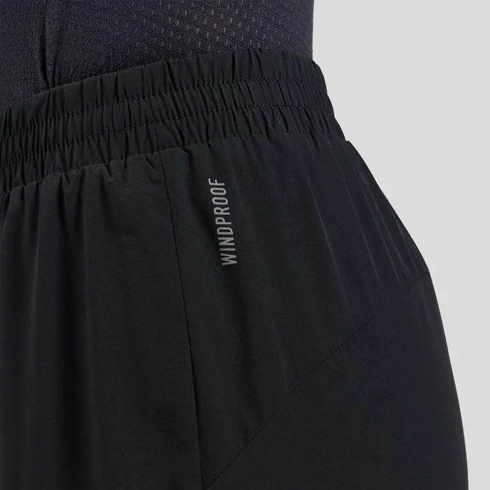 The Windbreaker Crosscountry Pants Black Women Odlo Pants and Tights