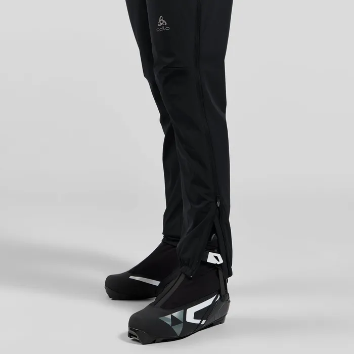 The Windbreaker Crosscountry Pants Black Women Odlo Pants and Tights