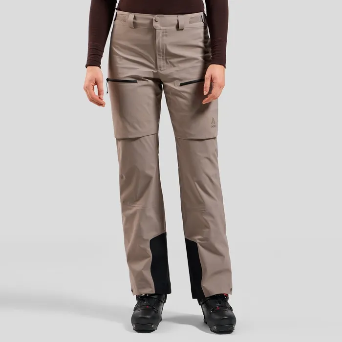 The XAlp 3L Hardshell Snow Pants Cinder Women Odlo Pants and Tights