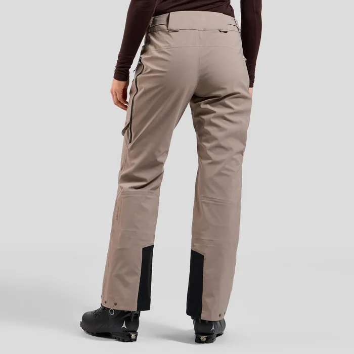 The XAlp 3L Hardshell Snow Pants Cinder Women Odlo Pants and Tights The XAlp 3L Hardshell Snow Pants Cinder Women Odlo Pants and Tights