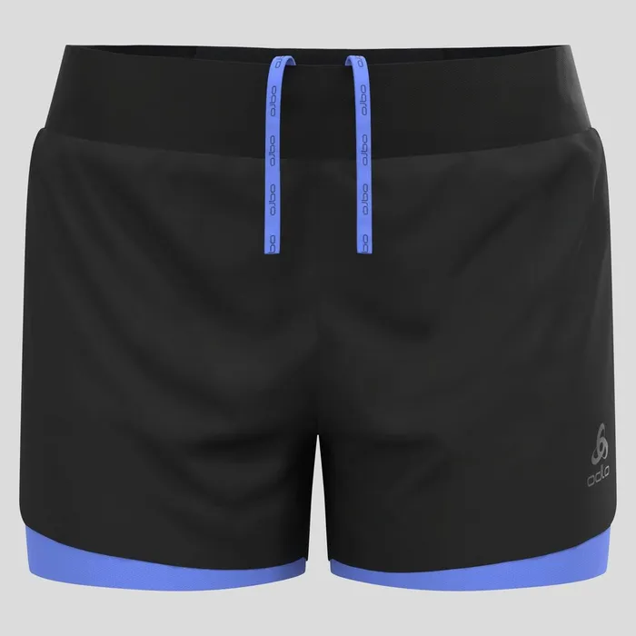 The Zeroweight 3 Inch 2in1 Shorts Black 8211 Persian Jewel Women Odlo Shorts The Zeroweight 3 Inch 2in1 Shorts Black 8211 Persian Jewel Women Odlo Shorts
