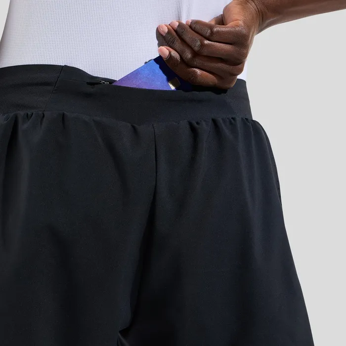 The Zeroweight 3 Inch 2in1 Shorts Black 8211 Persian Jewel Women Odlo Shorts The Zeroweight 3 Inch 2in1 Shorts Black 8211 Persian Jewel Women Odlo Shorts