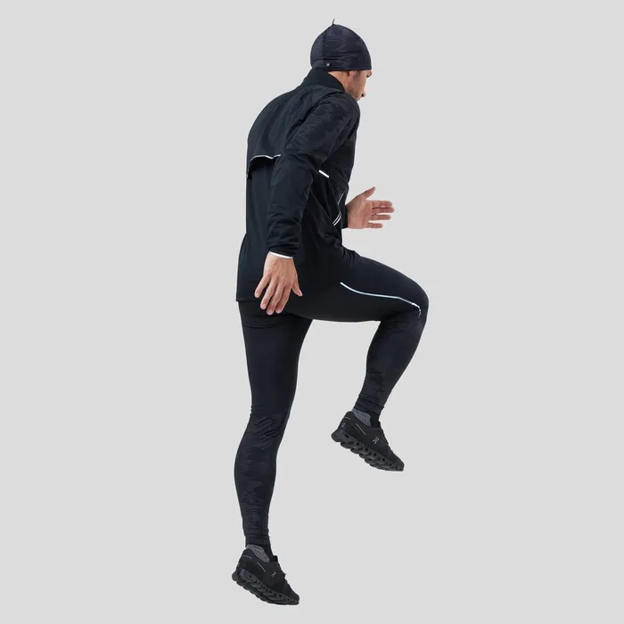 The Zeroweight Pro Warm Reflective Running Jacket Black Men Odlo Jackets and Vests