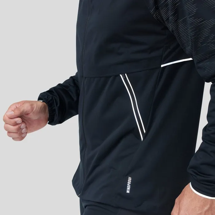 The Zeroweight Pro Warm Reflective Running Jacket Black Men Odlo Jackets and Vests