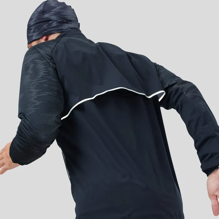 The Zeroweight Pro Warm Reflective Running Jacket Black Men Odlo Jackets and Vests