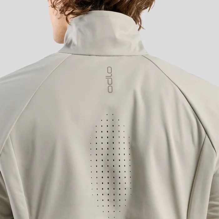 The Zeroweight Pro Warm Running Jacket 20 Silver Cloud Men Odlo Running