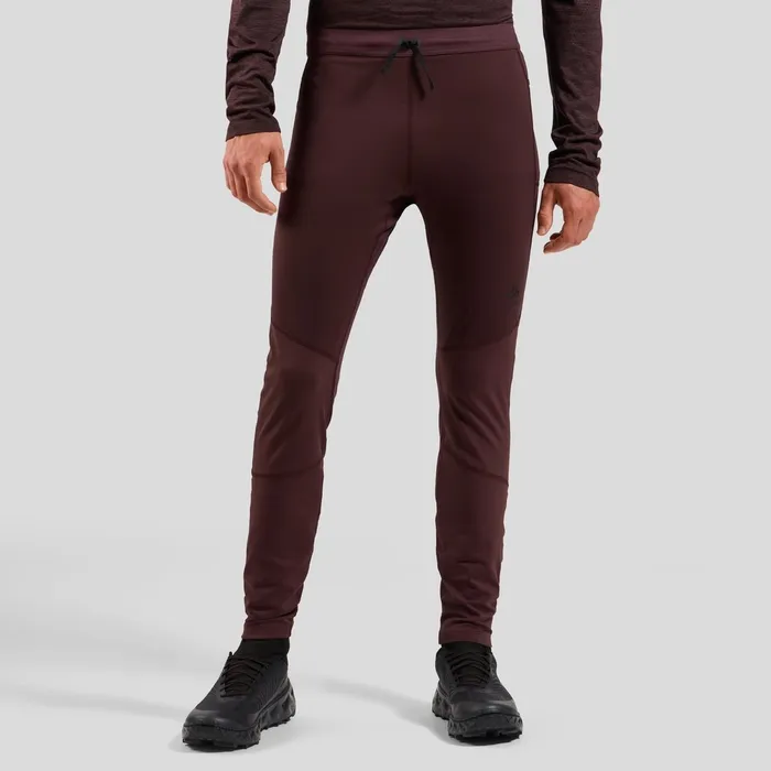 The Zeroweight Warm Running Tights 20 Fudge Men Odlo Pants and Tights