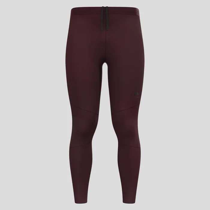 The Zeroweight Warm Running Tights 20 Fudge Men Odlo Pants and Tights The Zeroweight Warm Running Tights 20 Fudge Men Odlo Pants and Tights